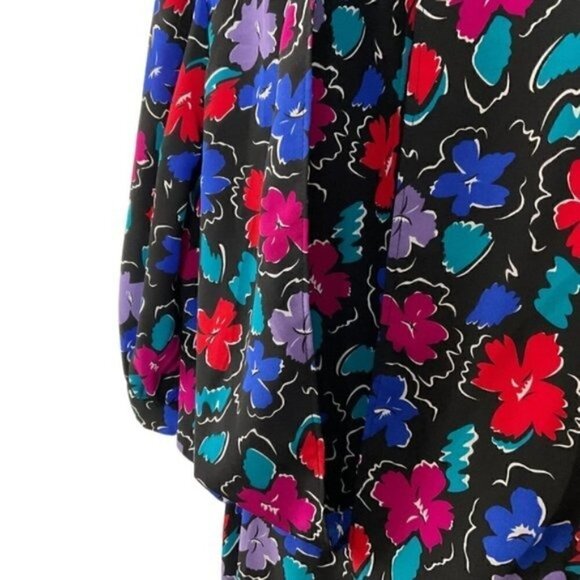 Debenhams Floral colorful half sleeve dress size 8 / uk12 Gorgeous Colorful - Picture 11 of 16